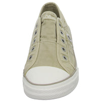 s.Oliver Leinen Slipper/Kletthalbschuh