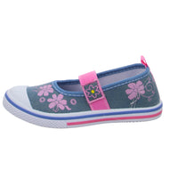 girlZ onlY Leinen Slipper/Kletthalbschuh
