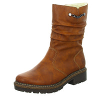 Rieker Schlupf-/Reißverschlußstiefelette Warmfutter bis 35mm Absatz (casual)