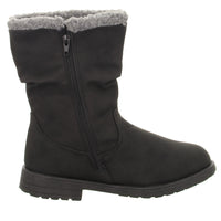 girlZ onlY Schlupf-/Klettstiefelette Warmfutter