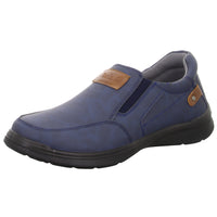 Paulo G. Slipper/Kletthalbschuh mit Mehrweite Freizeit (sportlicher Boden)