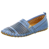 Cosmos Comfort Slipper/Kletthalbschuh luftdurchlässig (durchbrochenes/geflochtenes Obermaterial)