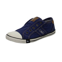 MUSTANG Leinen Slipper/Kletthalbschuh