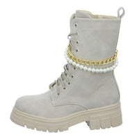 living UPDATED Schnürstiefelette Warmfutter bis 35mm Absatz (casual)