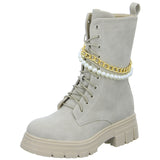 living UPDATED Schnürstiefelette Warmfutter bis 35mm Absatz (casual)