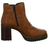 Rieker Schlupf-/Reißverschlußstiefelette Warmfutter ab 35mm Absatz