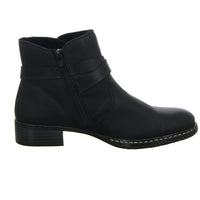 Rieker Schlupf-/Reißverschlußstiefelette Warmfutter bis 35mm Absatz (casual)