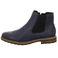 Rieker Schlupf-/Reißverschlußstiefelette Warmfutter bis 35mm Absatz (casual)