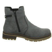 Rieker Schlupf-/Reißverschlußstiefelette Warmfutter bis 35mm Absatz (casual)