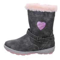girlZ onlY Schlupf-/Klettstiefelette Warmfutter