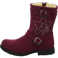 girlZ onlY Schlupf-/Klettstiefelette Warmfutter