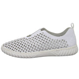 Rieker Slipper/Kletthalbschuh luftdurchlässig (durchbrochenes/geflochtenes Obermaterial)