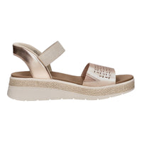Skechers Keil Sandalette ab 30mm Sohlenhöhe Bobs Sun Ray-STEP ASIDE