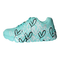 Skechers Schnürhalbschuh (casual) UNO LITE-METALLIC LOVE