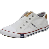 MUSTANG Leinen Slipper/Kletthalbschuh