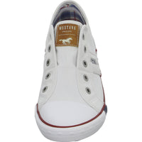 MUSTANG Leinen Slipper/Kletthalbschuh