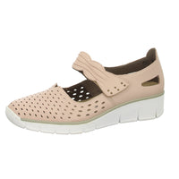 Rieker Slipper/Kletthalbschuh luftdurchlässig (durchbrochenes/geflochtenes Obermaterial)
