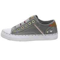 MUSTANG Leinen Slipper/Kletthalbschuh