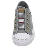 MUSTANG Leinen Slipper/Kletthalbschuh
