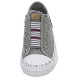 MUSTANG Leinen Slipper/Kletthalbschuh